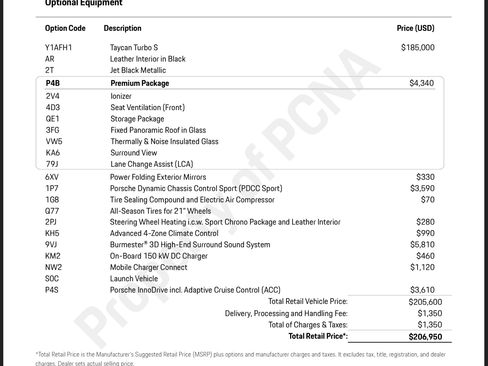 Used 2020 Porsche Taycan Turbo S image 13