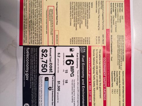 Used 2022 Ferrari F8 Tributo image 1