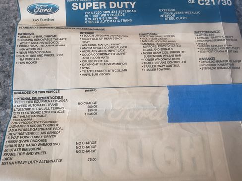 Used 2016 Ford F250 XLT w/ XLT Value Package image 4