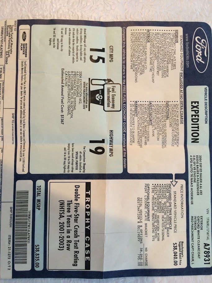 Used 2004 Ford Expedition Eddie Bauer RWD image 3