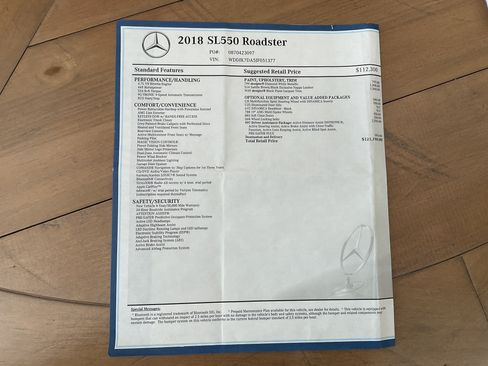 Used 2018 Mercedes-Benz SL 550 image 20