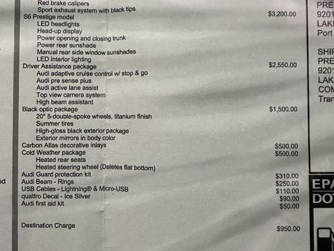 Used 2017 Audi S6 Prestige w/ S6 Sport Package image 10