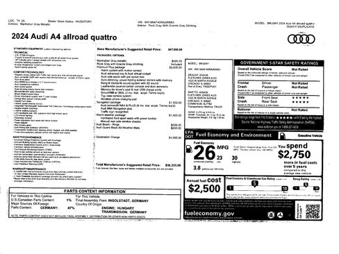 Used 2024 Audi A4 2.0T allroad Premium Plus image 30