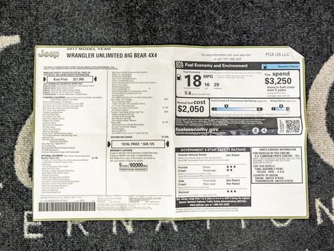 Used 2017 Jeep Wrangler Unlimited Sport image 24