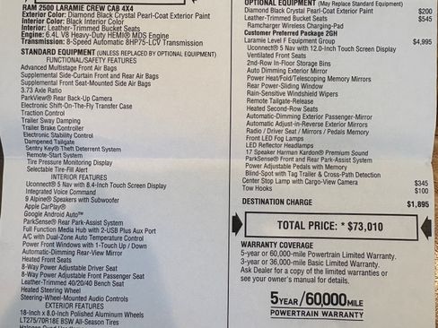 Used 2023 RAM 2500 Laramie image 2