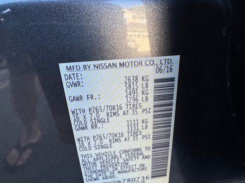 Used 2016 Nissan Frontier SV AWD/4WD image 16