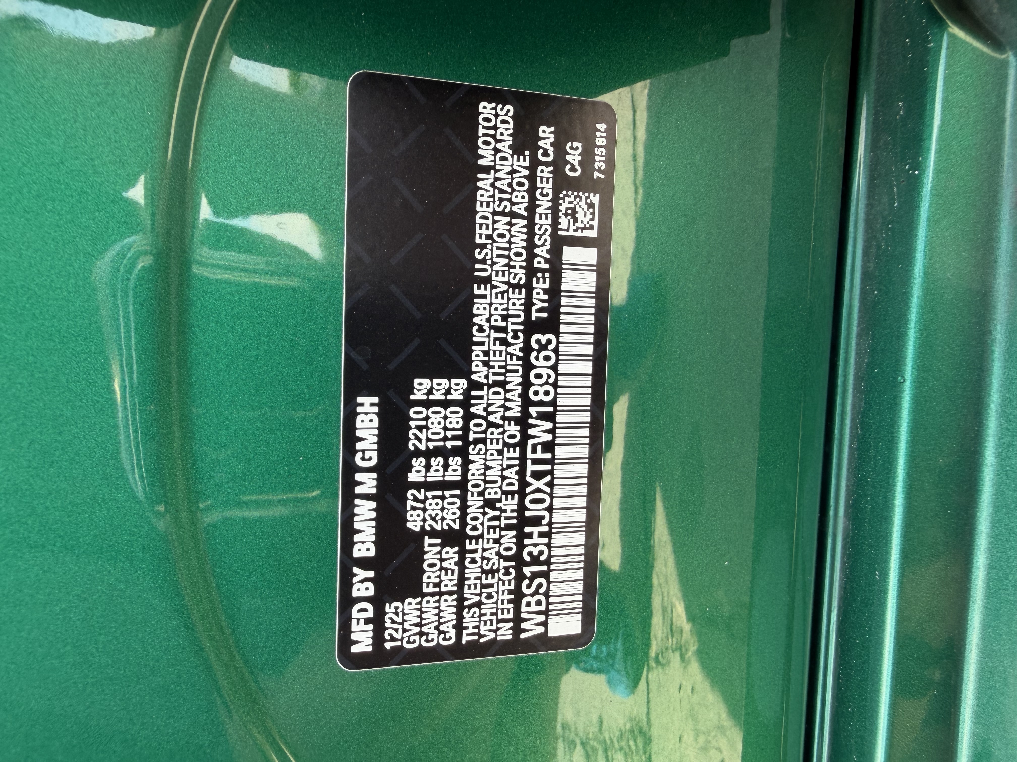 Used 2026 BMW M3 RWD image 2