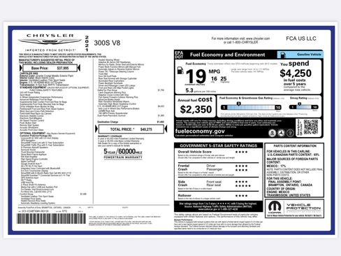 Used 2021 Chrysler 300 S w/ S Model Appearance Package image 32