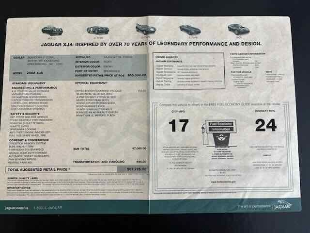 Used 2003 Jaguar XJ8 RWD image 22
