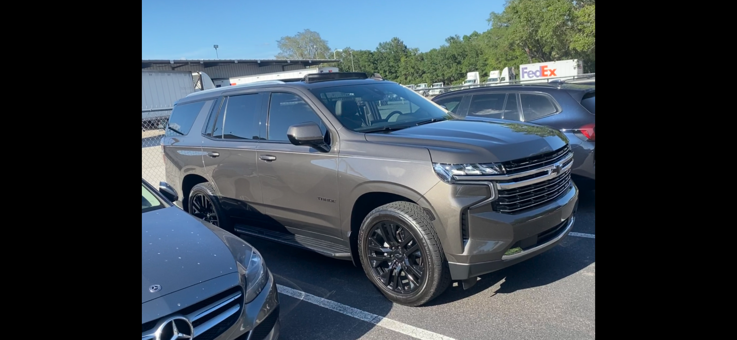 Used 2021 Chevrolet Tahoe LT w/ Rear Media and Nav Package RWD image 1