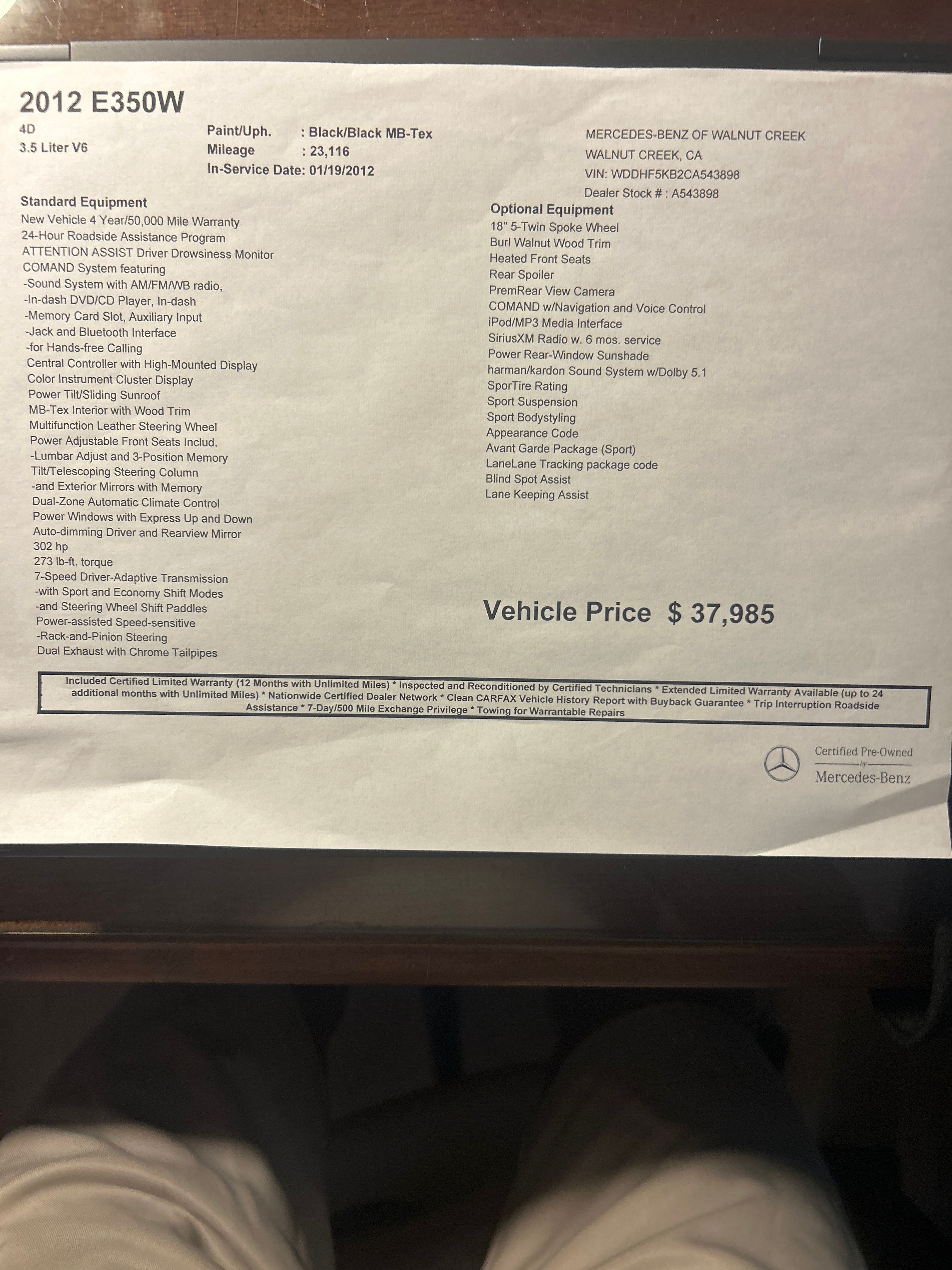 Used 2012 Mercedes-Benz E 350 Sedan image 16