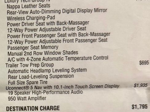 Used 2022 Jeep Grand Cherokee L Overland w/ Luxury Tech Group IV image 22