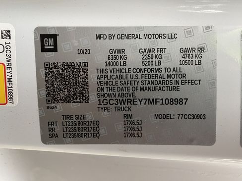 Used 2021 Chevrolet Silverado 3500 W/T w/ WT Convenience Package image 16