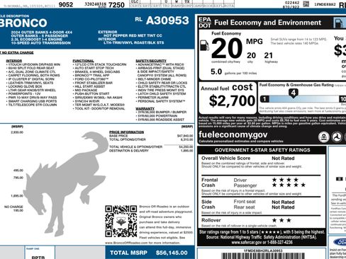 Used 2024 Ford Bronco Outer Banks image 6