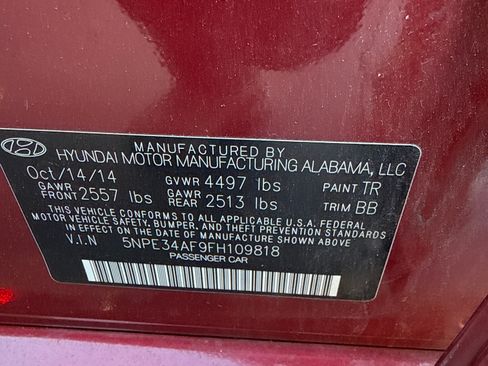 Used 2015 Hyundai Sonata Limited image 2