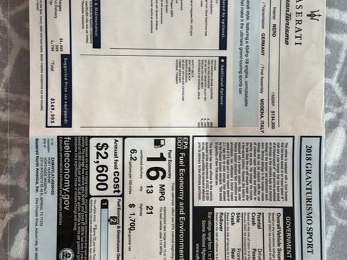 Used 2018 Maserati GranTurismo Sport image 14