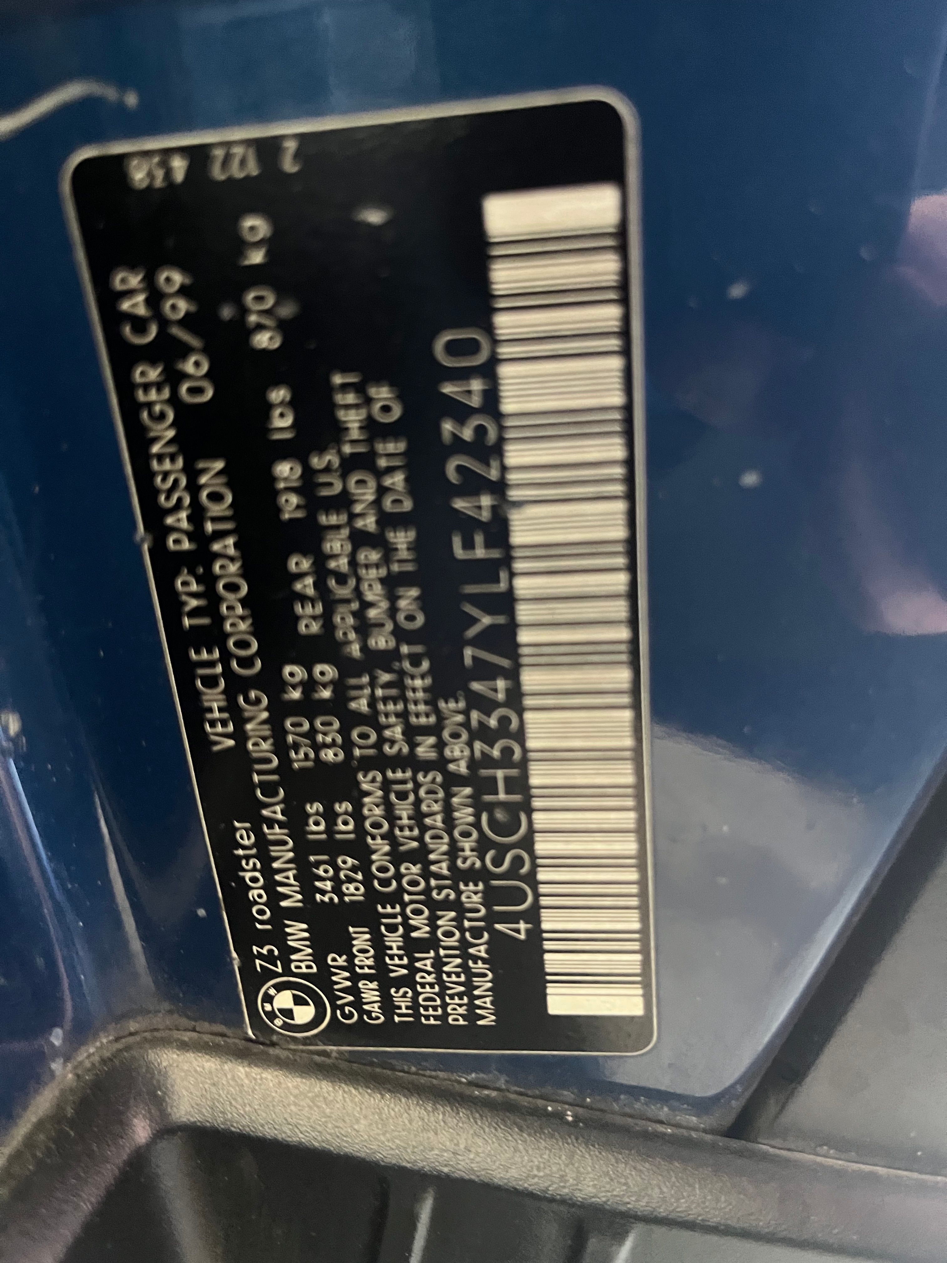 Used 2000 BMW Z3 2.8 RWD image 13
