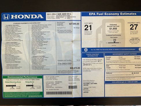 Used 2011 Honda CR-V EX-L image 17