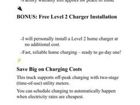 Used 2023 Ford F150 Lightning Lariat w/ Tow Technology Package image 12