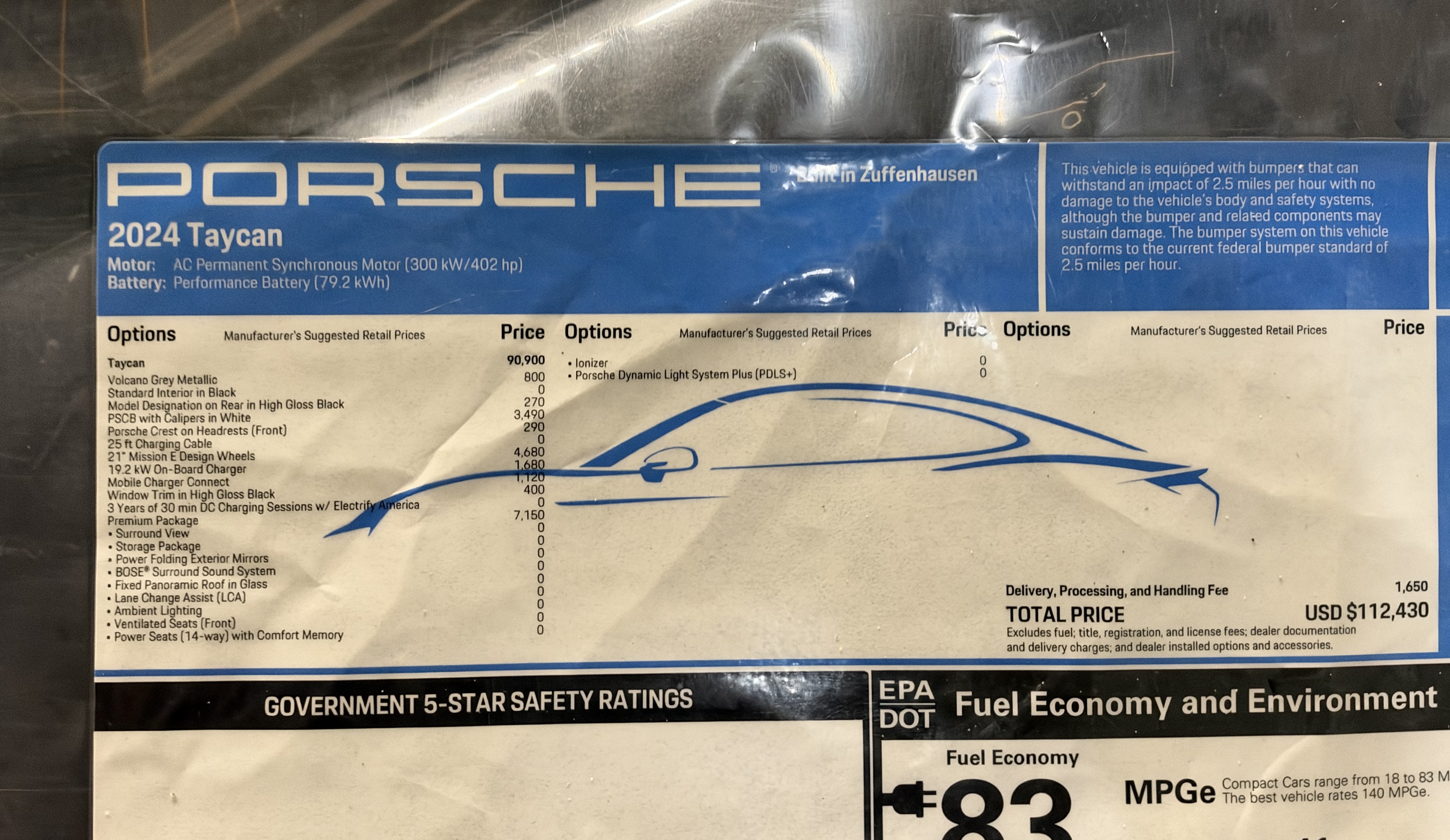 Used 2024 Porsche Taycan RWD image 18