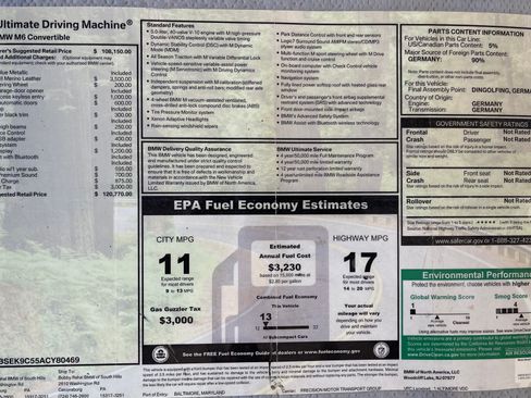 Used 2010 BMW M6 Convertible image 18