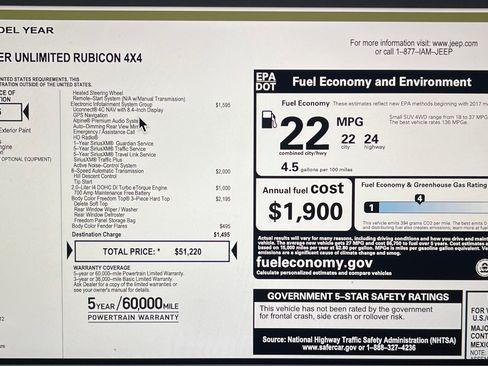 Used 2018 Jeep Wrangler Unlimited Rubicon AWD/4WD image 13