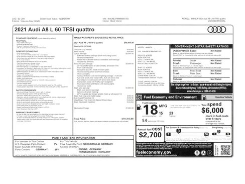 Used 2021 Audi A8 L 4.0T image 28
