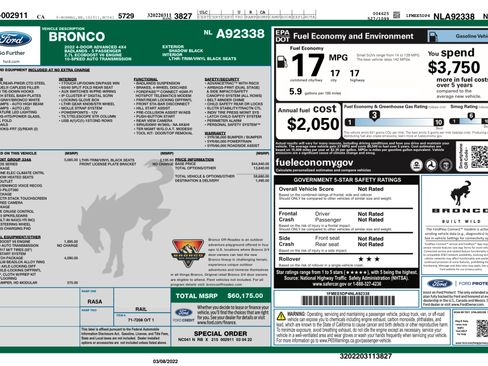 Used 2022 Ford Bronco Badlands image 12