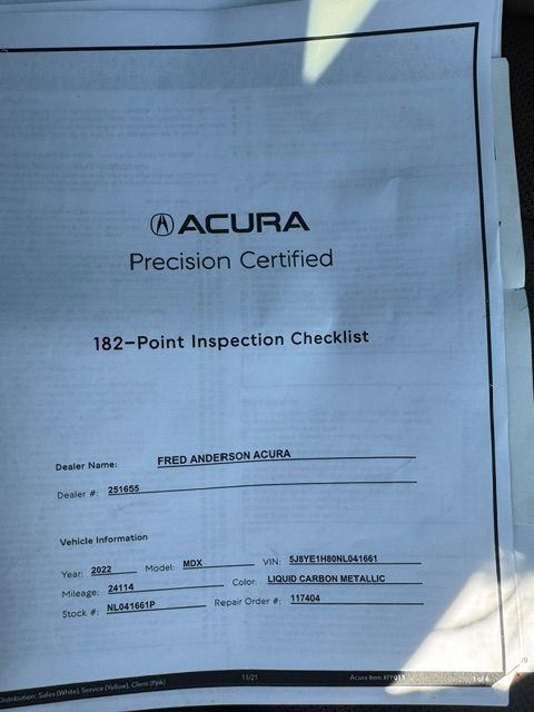 Used 2022 Acura MDX w/ Advance Package AWD/4WD image 25