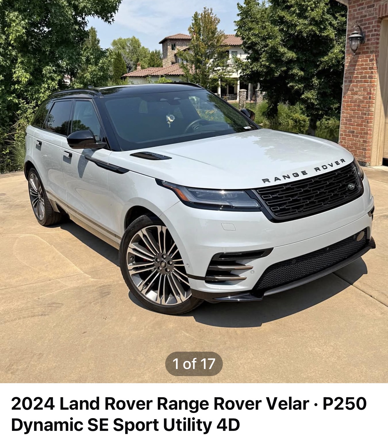 Used 2024 Land Rover Range Rover Velar Dynamic SE AWD/4WD image 1