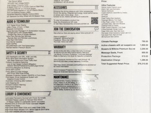 Used 2025 Volvo XC60 T8 Ultra w/ Protection Package Premier image 18