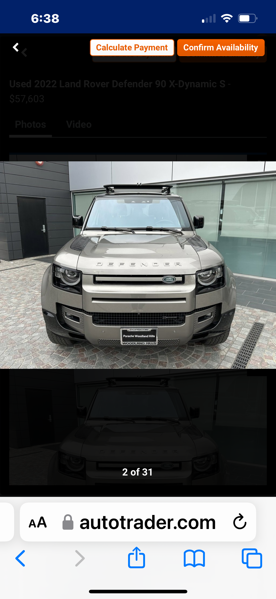 Used 2022 Land Rover Defender 90 X-Dynamic S AWD/4WD image 4