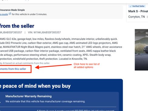 Used 2025 Mercedes-Benz GLC 63 AMG S image 14