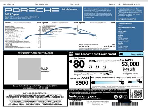 Used 2022 Porsche Taycan image 9