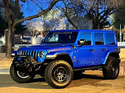 Used 2023 Jeep Wrangler Unlimited Rubicon w/ Xtreme 35 Tire Package AWD/4WD image 1