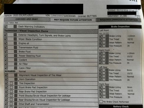 Used 2020 Ford Escape S image 16