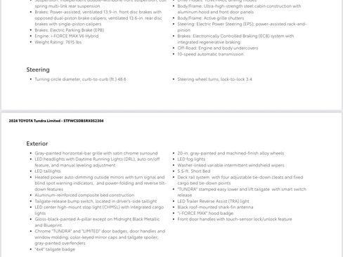 Used 2024 Toyota Tundra 1794 Edition image 23