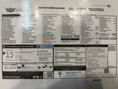 Used 2023 Cadillac CT5 V Blackwing image 15