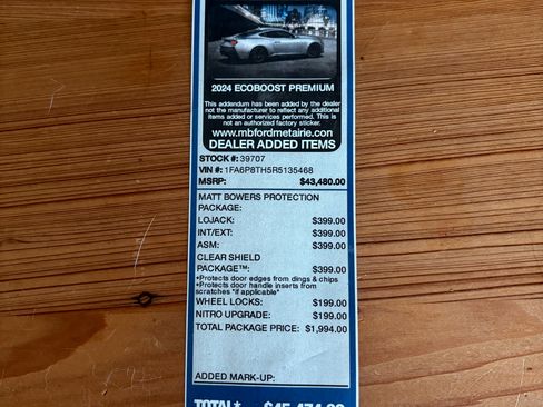 Used 2024 Ford Mustang Premium RWD image 23