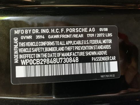 Used 2008 Porsche Boxster S RWD image 17