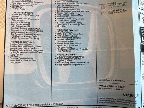 Used 2020 Honda Clarity Touring image 15