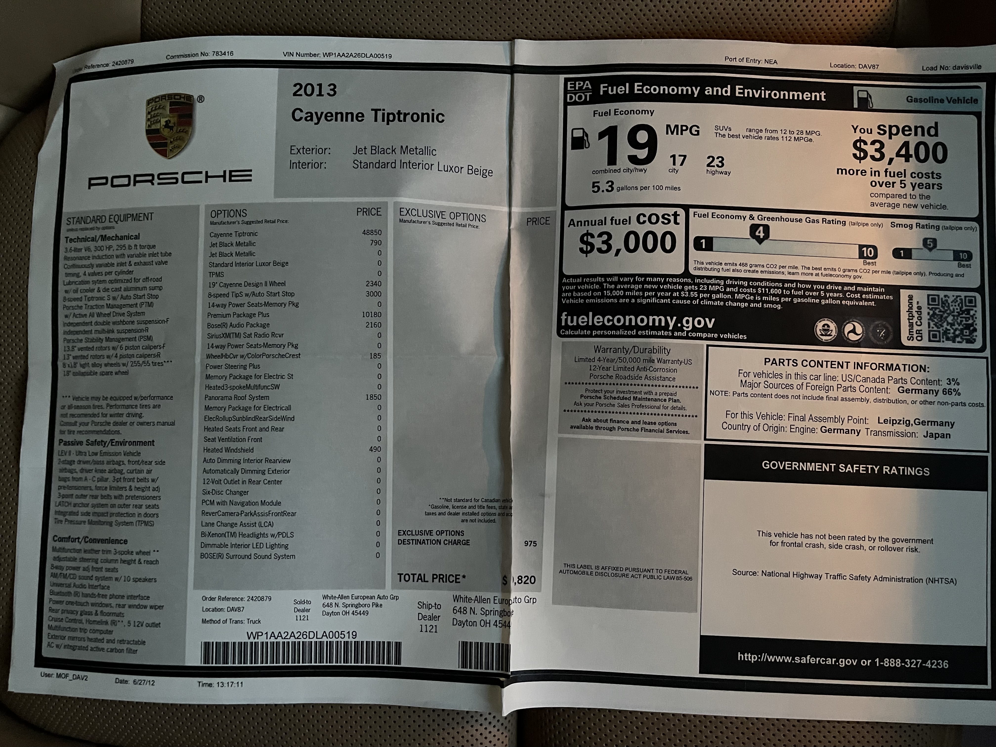 Used 2013 Porsche Cayenne AWD/4WD image 15
