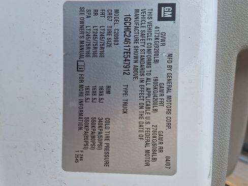 Used 2007 Chevrolet Silverado 2500 W/T RWD image 3