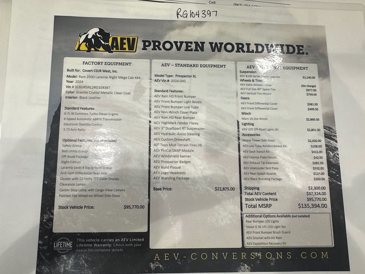 Used 2024 RAM 2500 Laramie w/ Night Edition AWD/4WD image 2