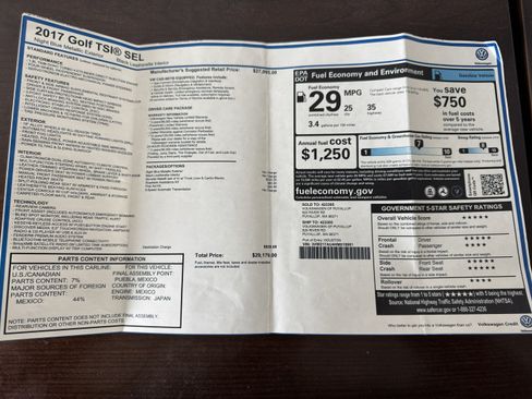Used 2017 Volkswagen Golf Wolfsburg Edition image 32