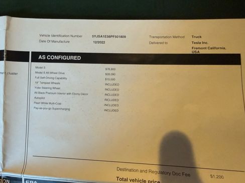 Used 2023 Tesla Model S Standard Range image 11