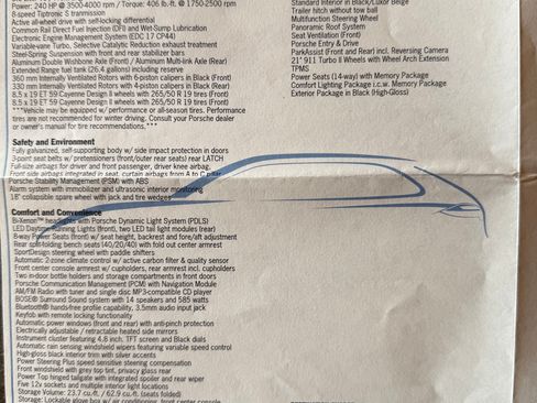 Used 2014 Porsche Cayenne Diesel Platinum Edition image 16