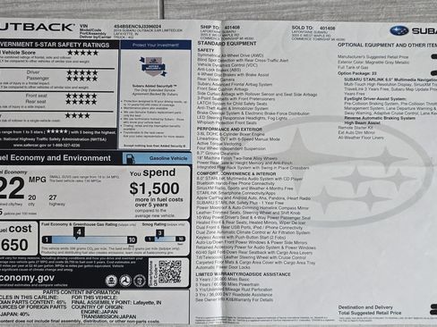 Used 2018 Subaru Outback 3.6R Limited image 23