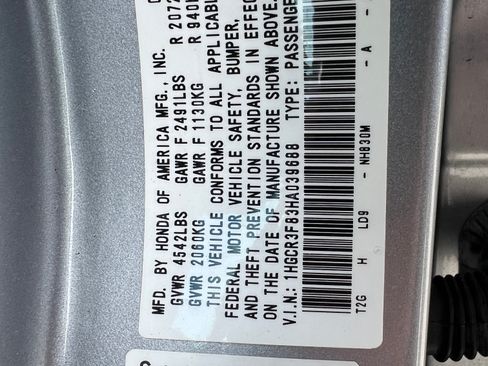 Used 2017 Honda Accord EX-L image 8