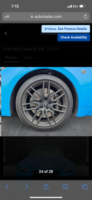 Used 2024 Lexus IS 500 w/ Special Appearance Package RWD image 13